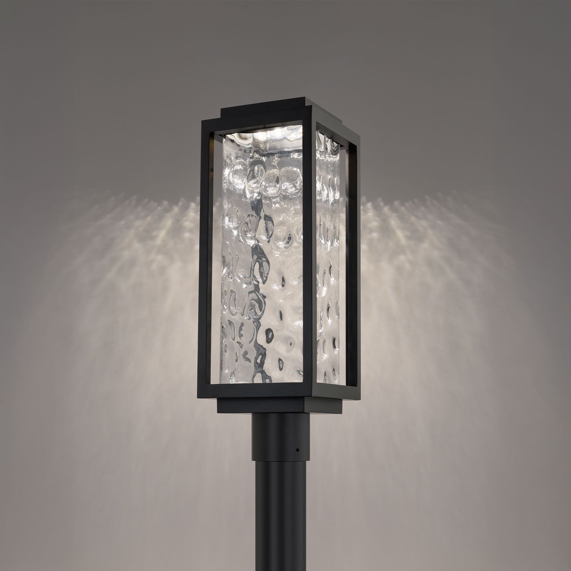 Two If By Sea 21" LED Outdoor Post Light, Black Finish