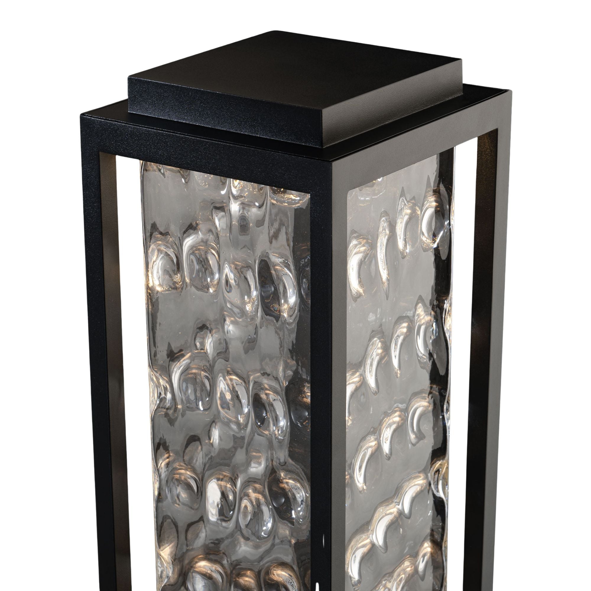 Two If By Sea 21" LED Outdoor Post Light, Black Finish