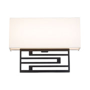 Vander 14" LED Wall Sconce, 3500K, Black Finish