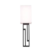 Vander 22" LED Wall Sconce, 2700K, Black Finish