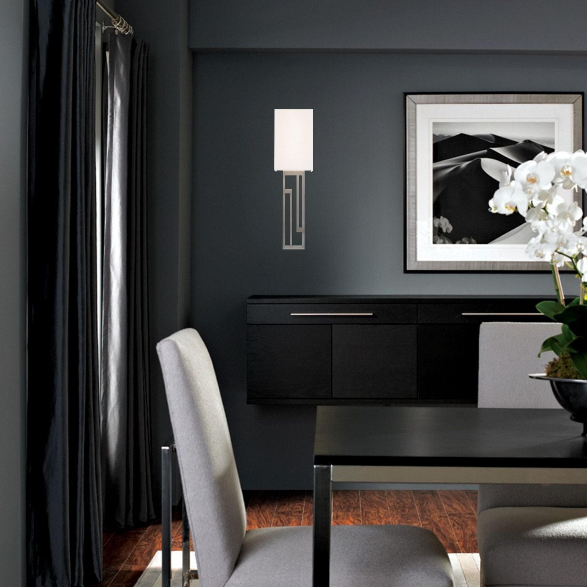 Vander 22" LED Wall Sconce, 3000K, Brushed Nickel Finish