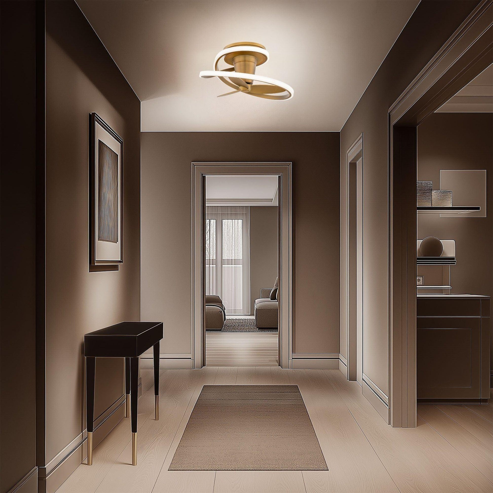 Modern Forms - Veloce 28" Smart Modern Fandelier | Bees Lighting