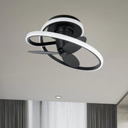 Modern Forms - Veloce 28" Smart Modern Fandelier, Black | Bees Lighting