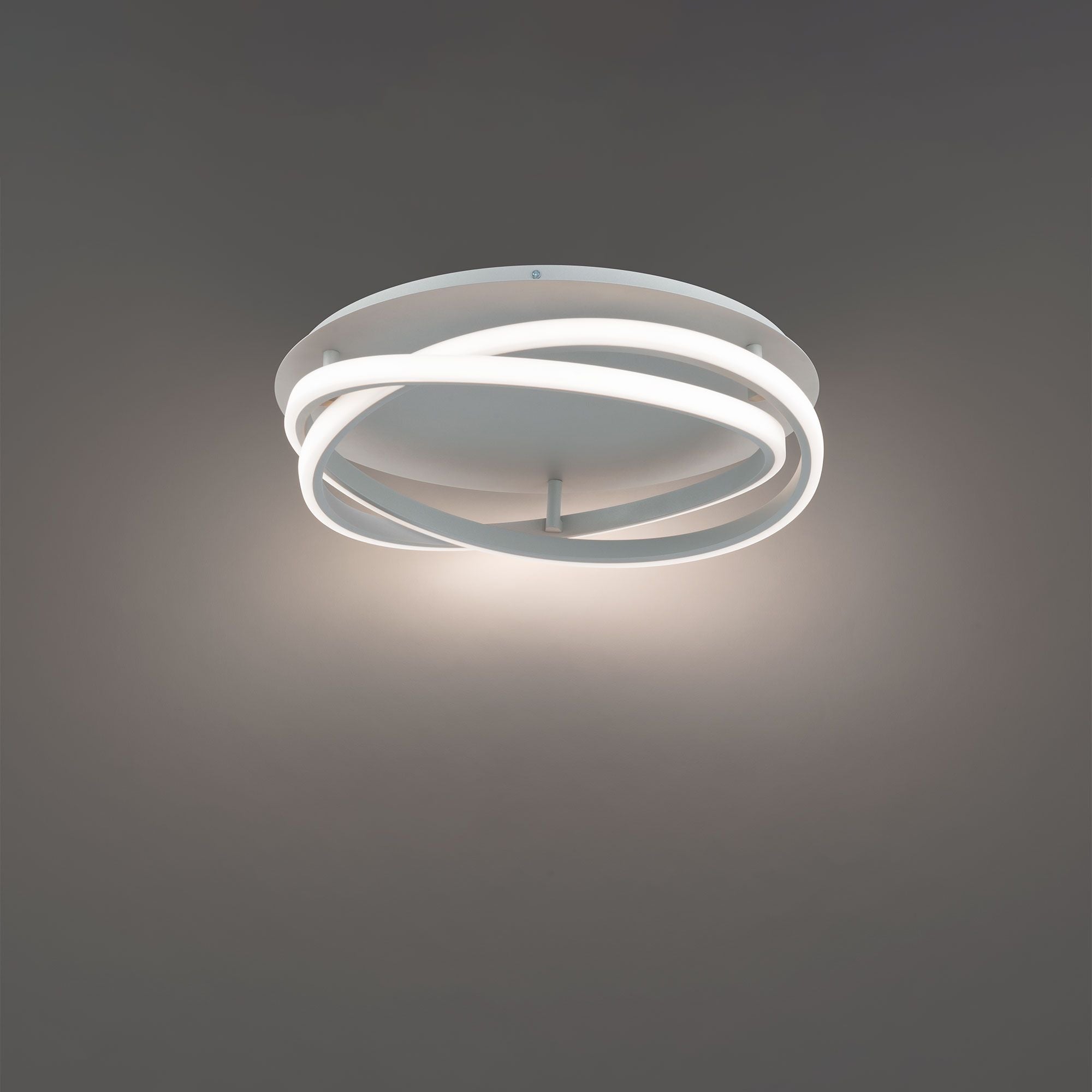 Veloce 18" LED Flush Mount, Titanium Finish