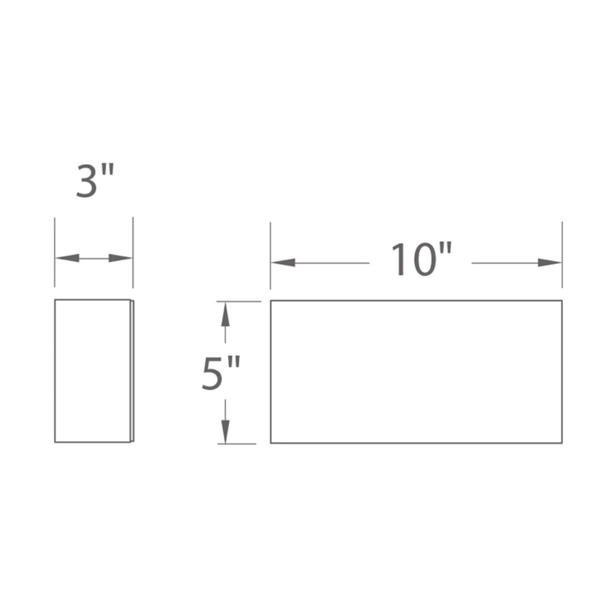 Vermeil 10" LED Wall Sconce, Gold Leaf Finish