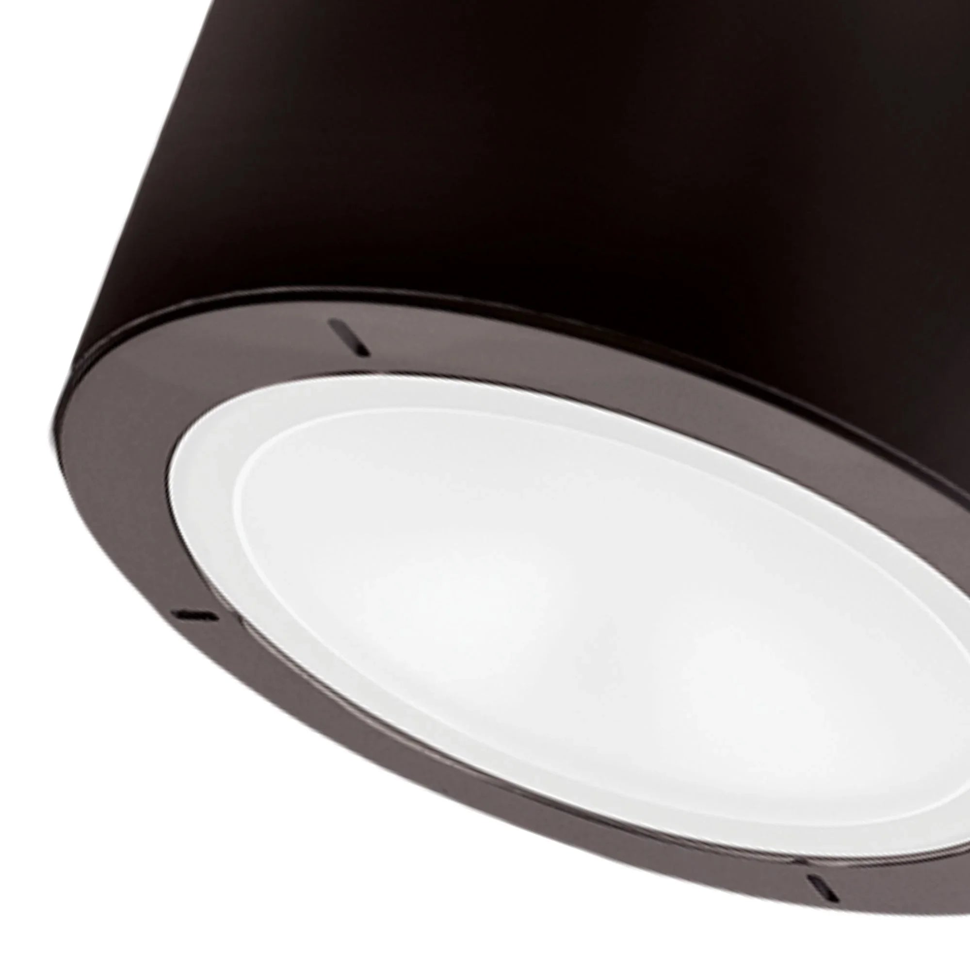 Modern Forms Vessel 5.5 in. Outdoor Ceiling Light, Bronze with Silk-Screened Glass