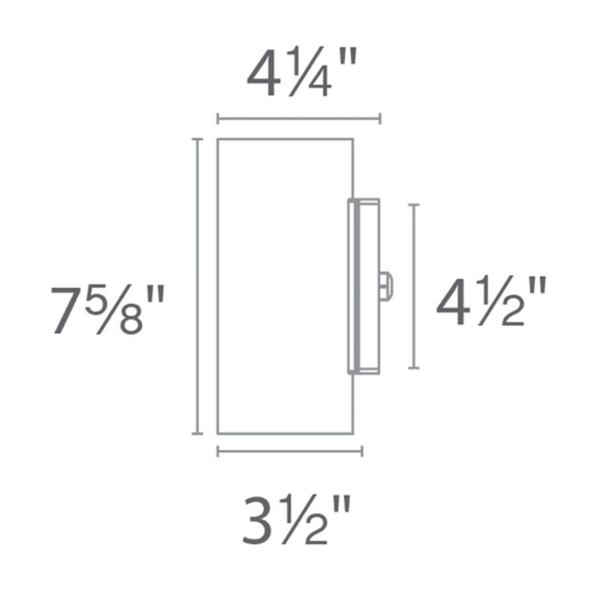 LED Outdoor Cylinder Light, Up/Down Light, 29W, 2334lm, 3000K, 120-277V, Aluminum
