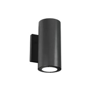 LED Outdoor Cylinder Light, Up/Down Light, 29W, 2334lm, 3000K, 120-277V, Black