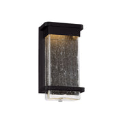 Vitrine 12" LED Outdoor Wall Sconce, Black Finish