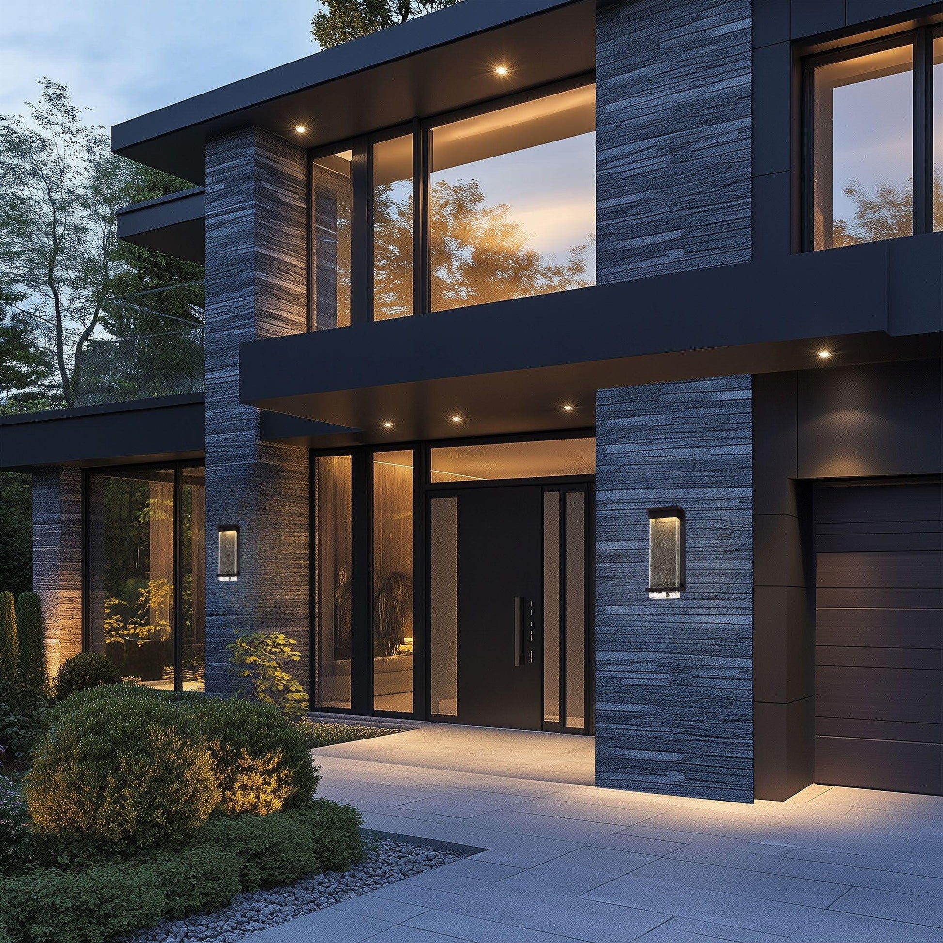 Modern Forms - Vitrine 16" LED Outdoor Wall Sconce, Bronze Finish | Bees Lighting