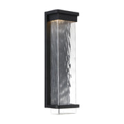 Vitrine 21" LED Outdoor Wall Sconce, Black Finish