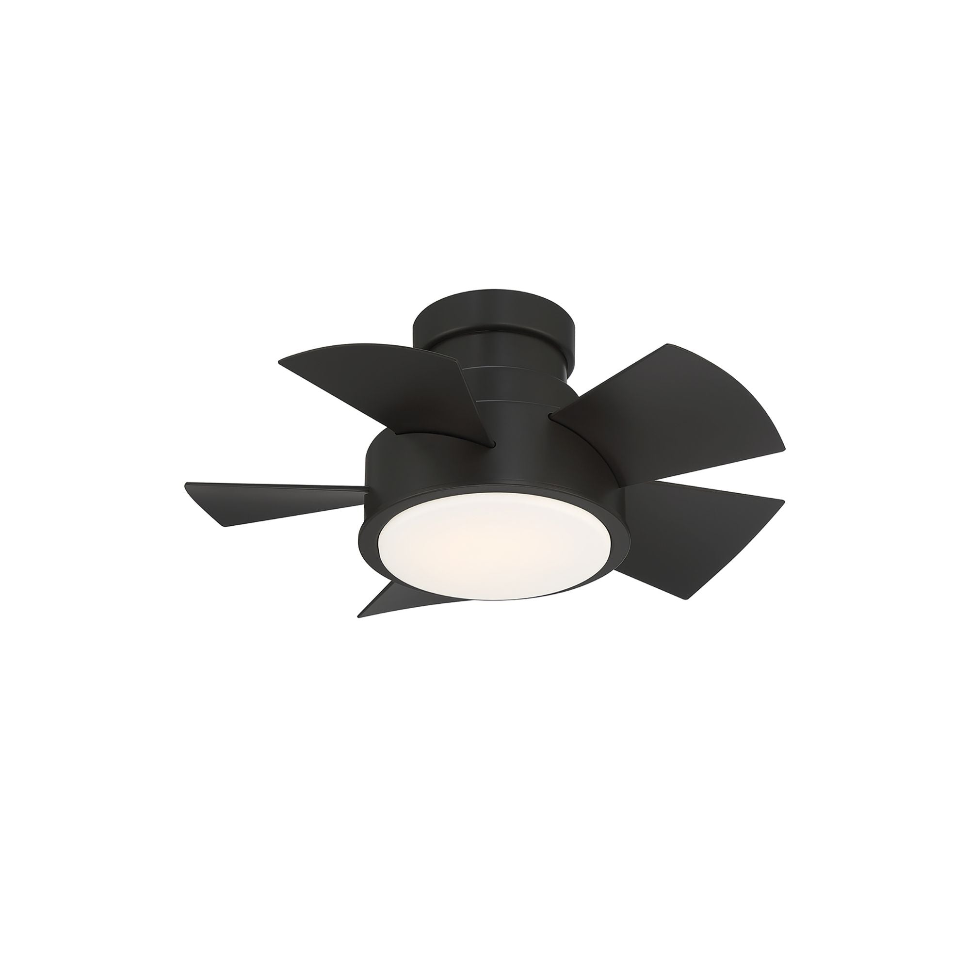 Vox 26" Bronze LED Smart Flush Mount Ceiling Fan