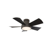 Vox 38" Bronze LED Smart Flush Mount Ceiling Fan