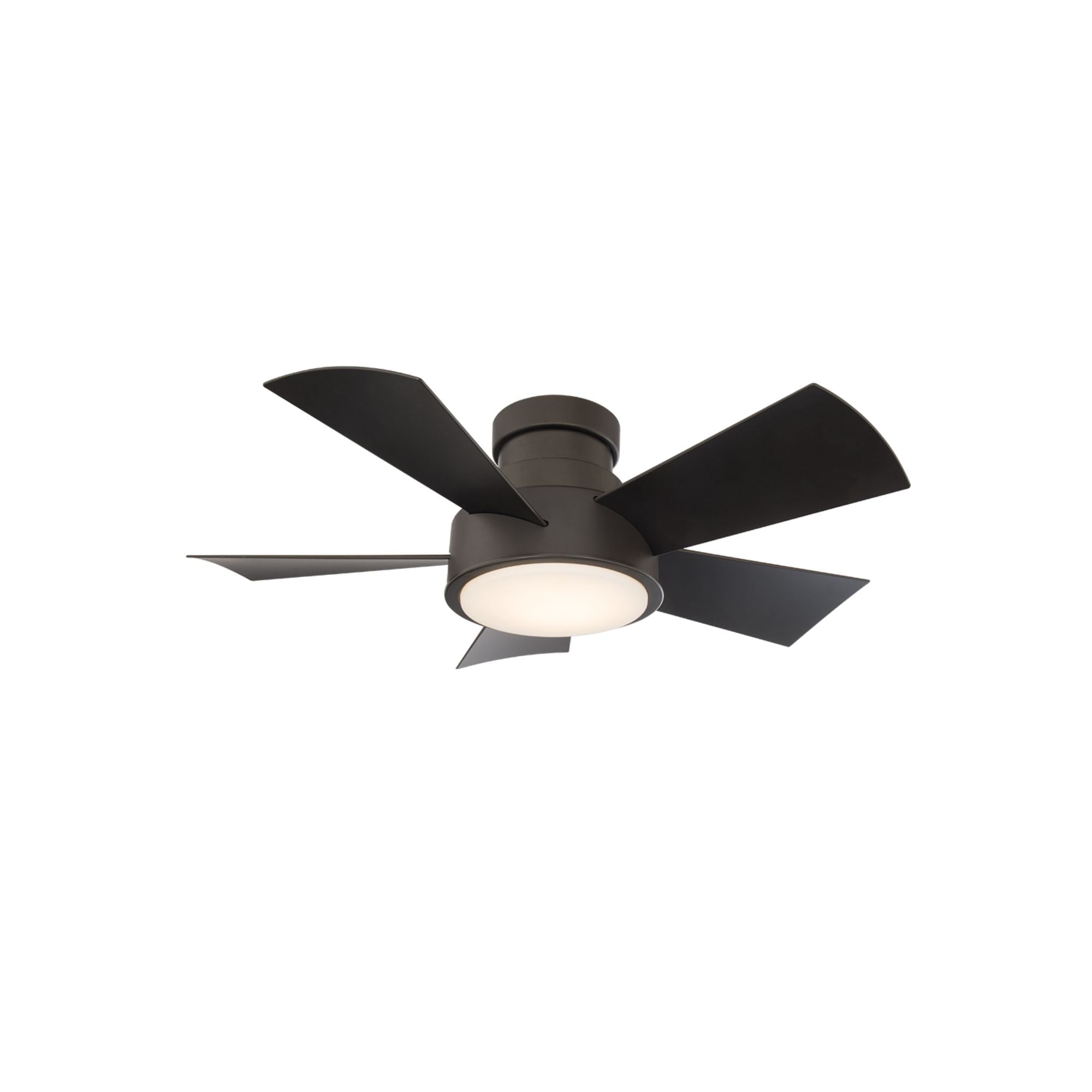 Vox 38" Bronze LED Smart Flush Mount Ceiling Fan