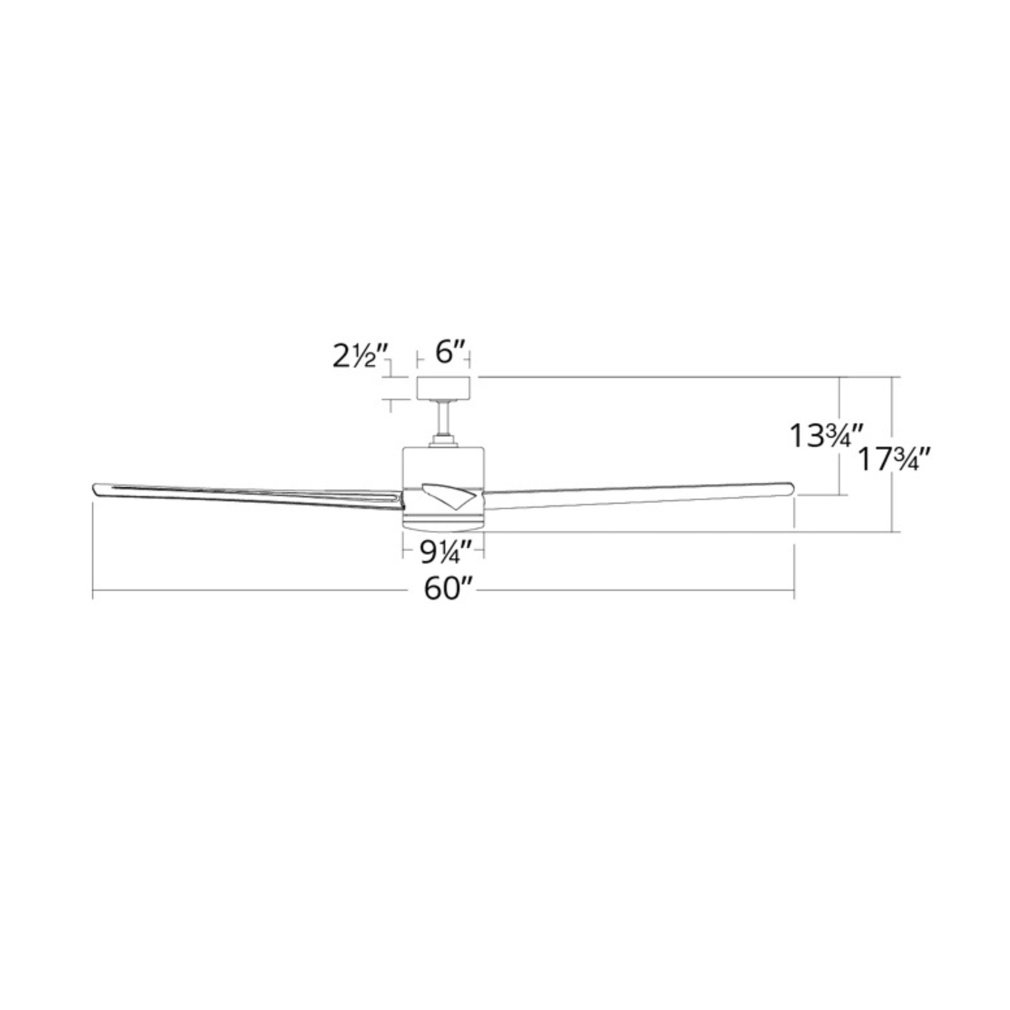 Windflower 60" LED Smart Ceiling Fan, Graphite with Weathered Gray Blades