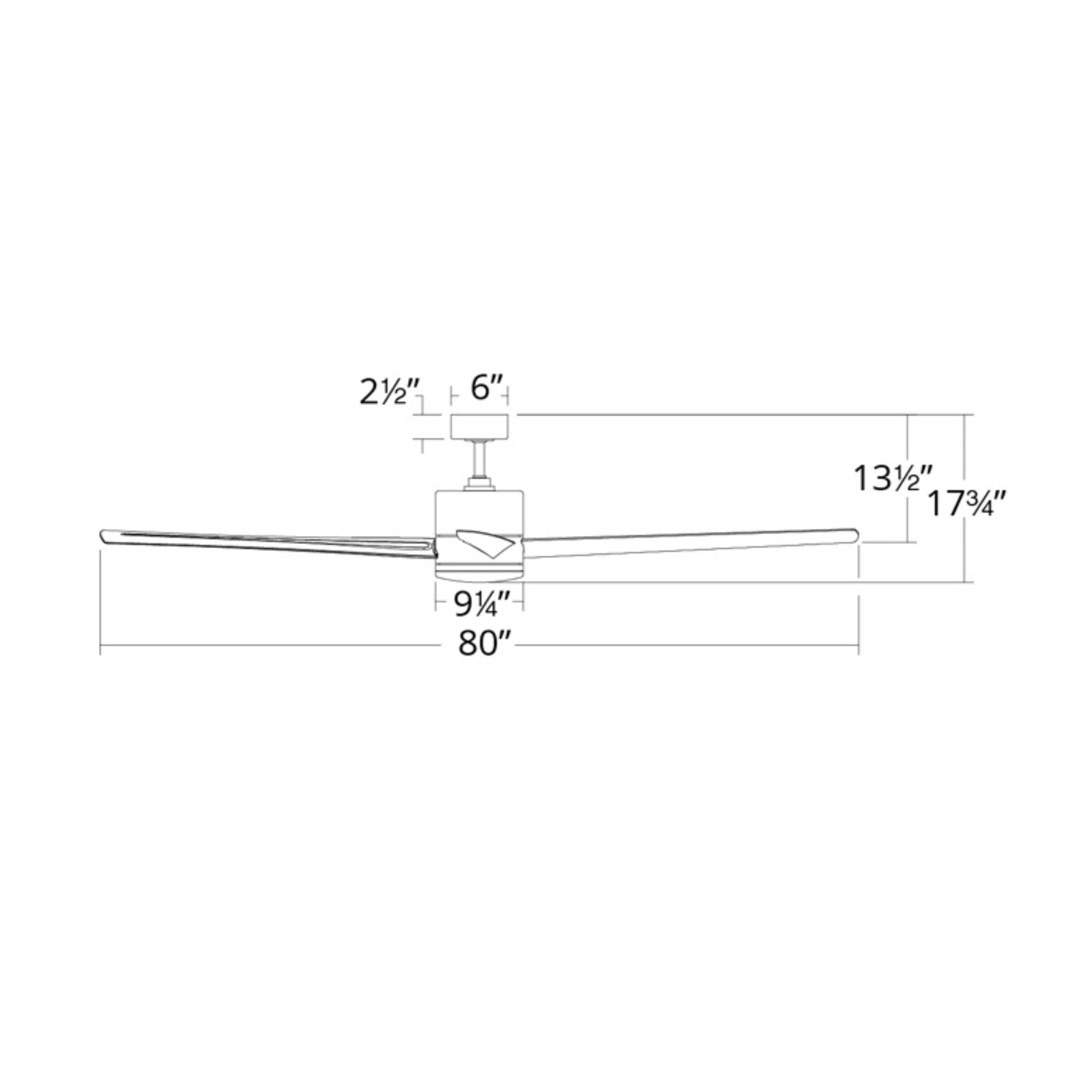 Windflower 80" LED Smart Ceiling Fan, Matte Black with Distressed Koa Blades