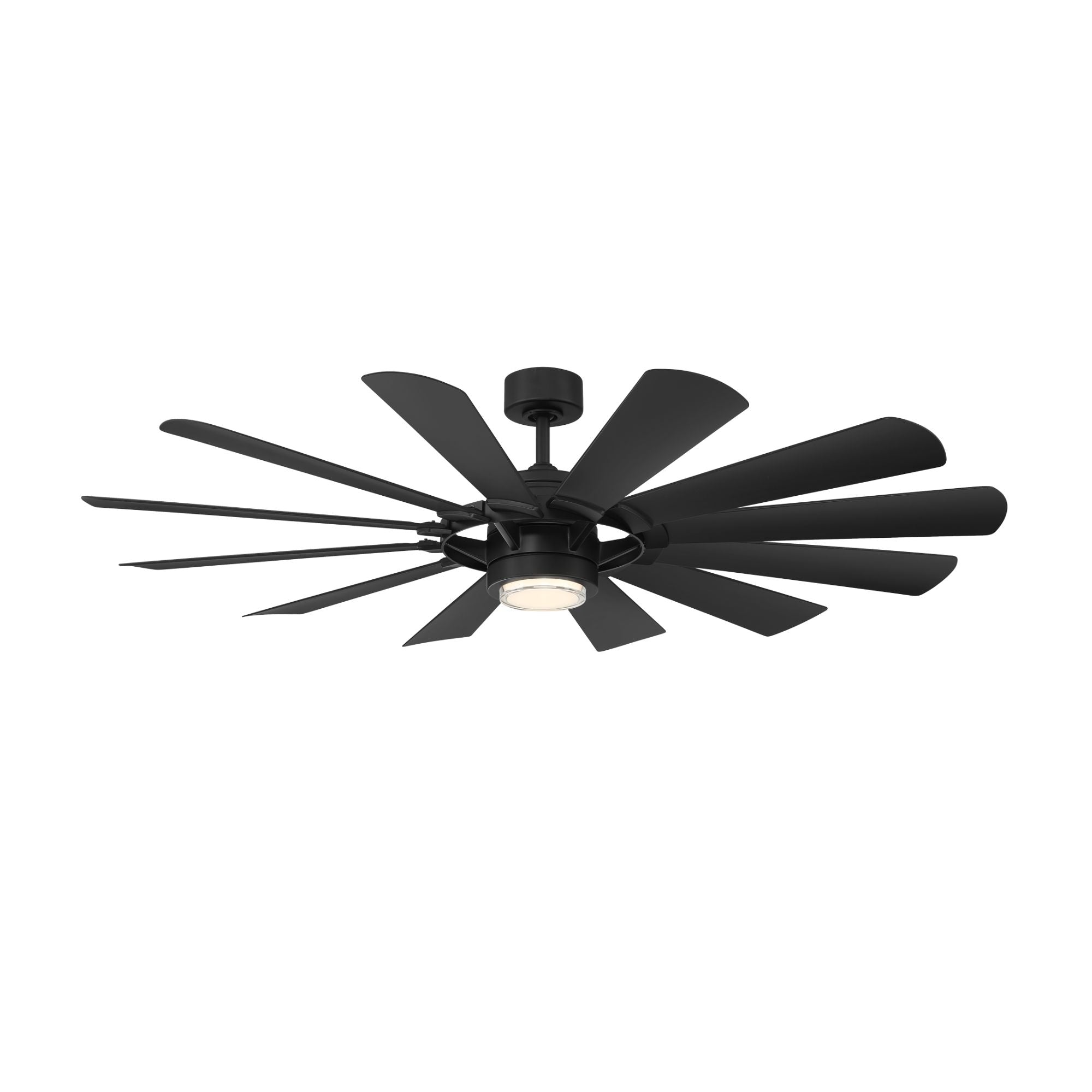 Wyndmill 65" LED Smart Ceiling Fan, Matte Black