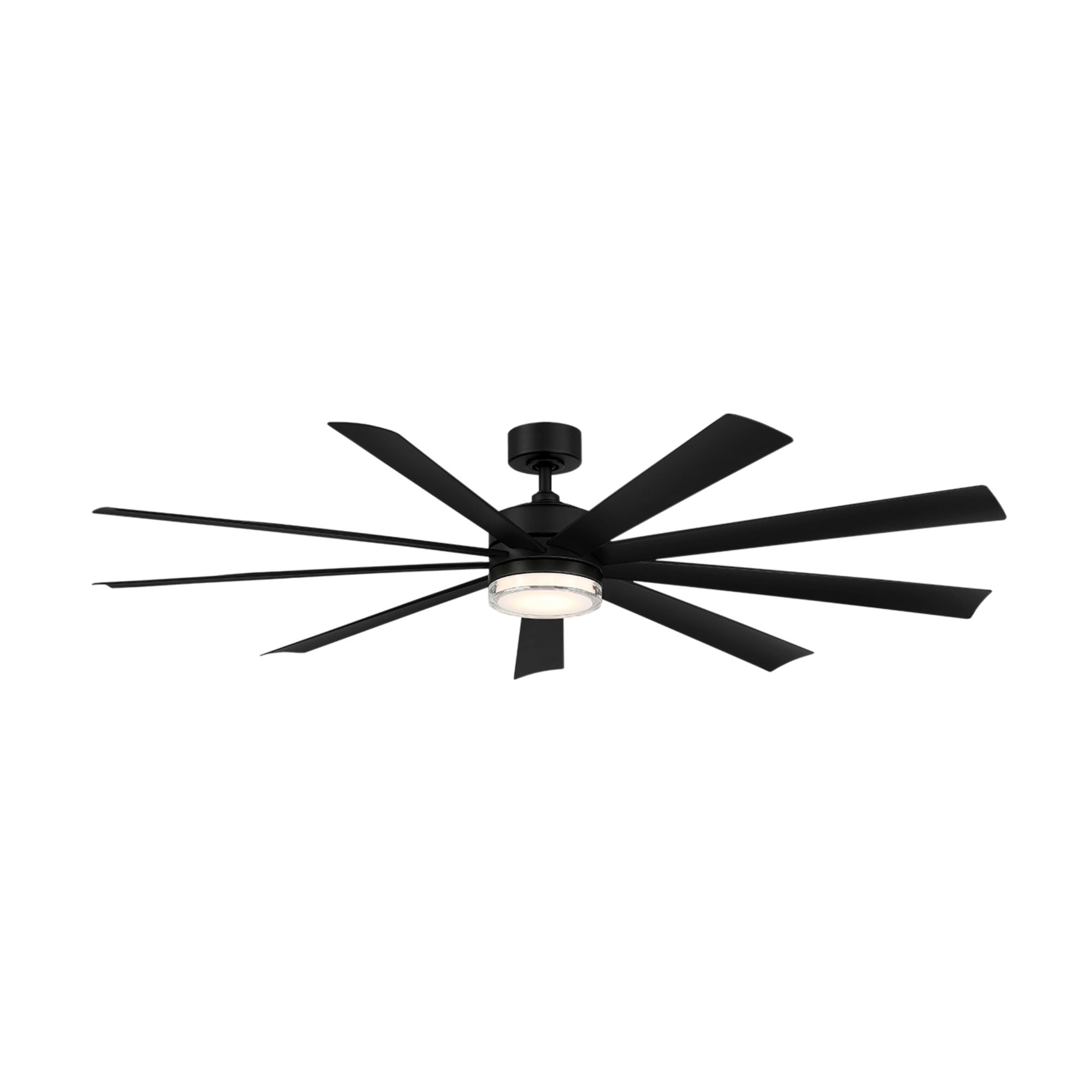 Wynd XL 72" Matte Black Windmill LED Smart Ceiling Fan