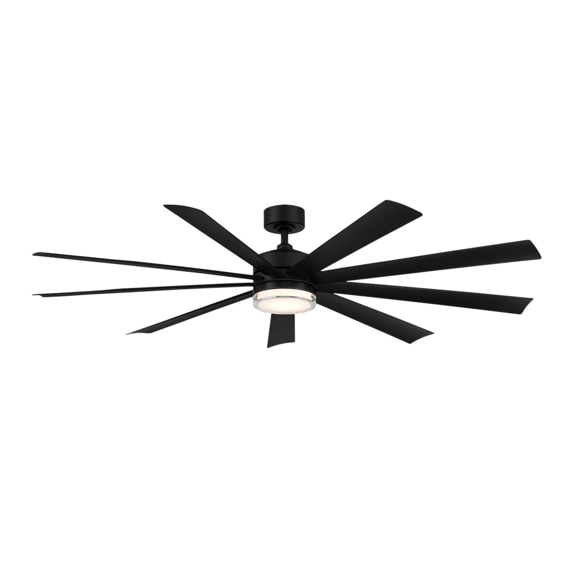 Wynd XL 72" Matte Black Windmill LED Smart Ceiling Fan