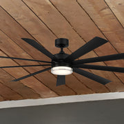 Modern Forms - Wynd XL 72" Matte Black Windmill LED Smart Ceiling Fan | Bees Lighting