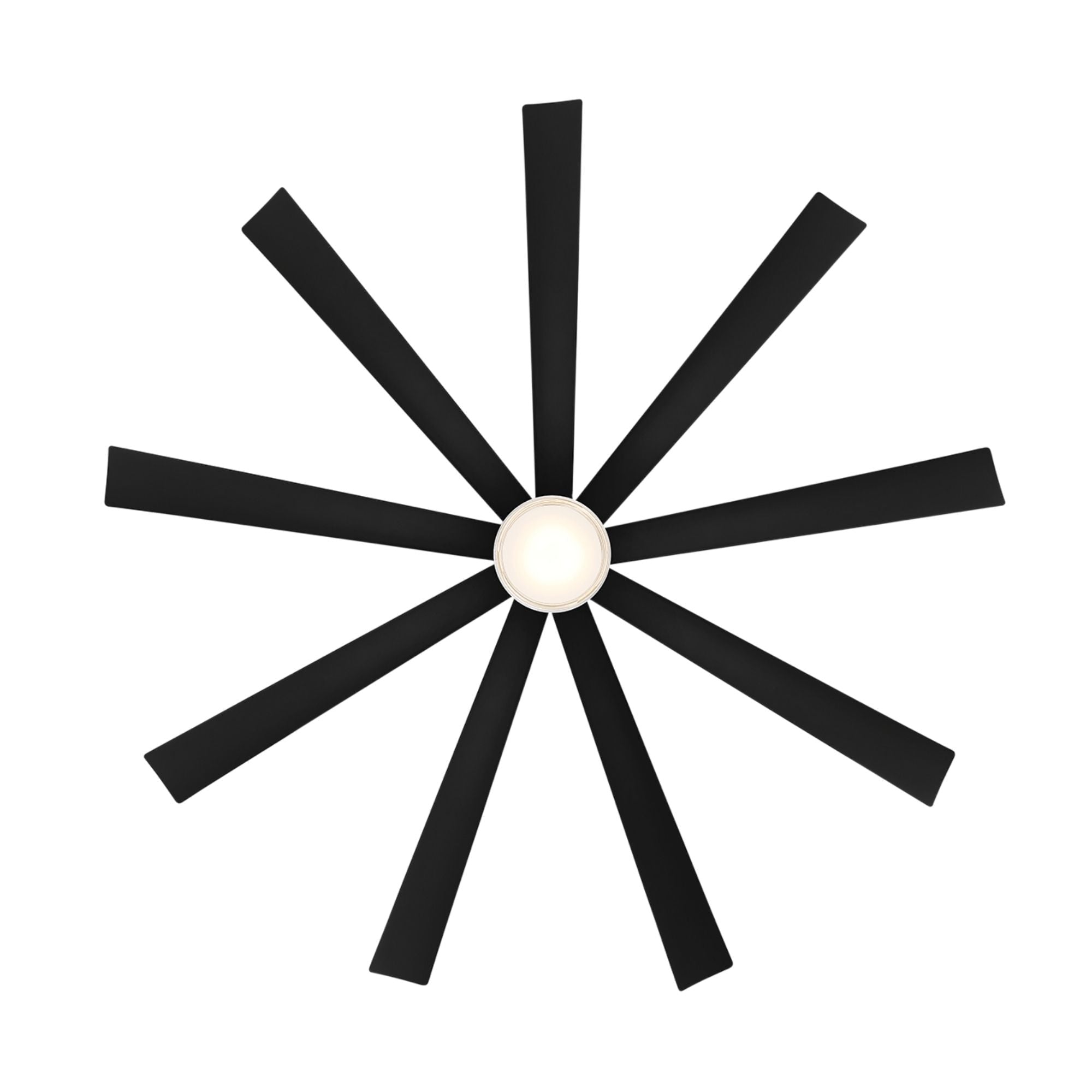 Wynd XL 72" Matte Black Windmill LED Smart Ceiling Fan