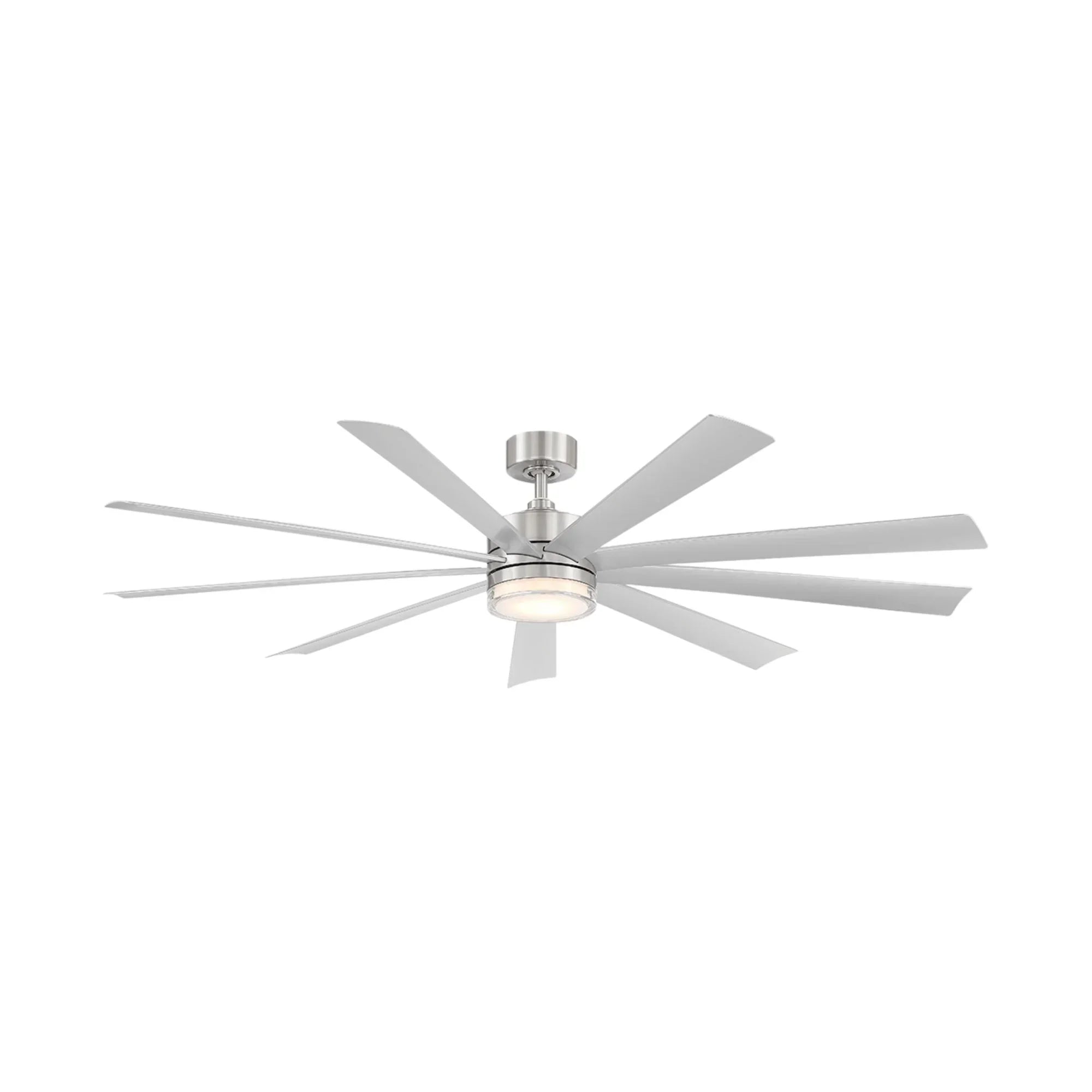 Wynd XL 72" Stainless Steel Windmill LED Smart Ceiling Fan