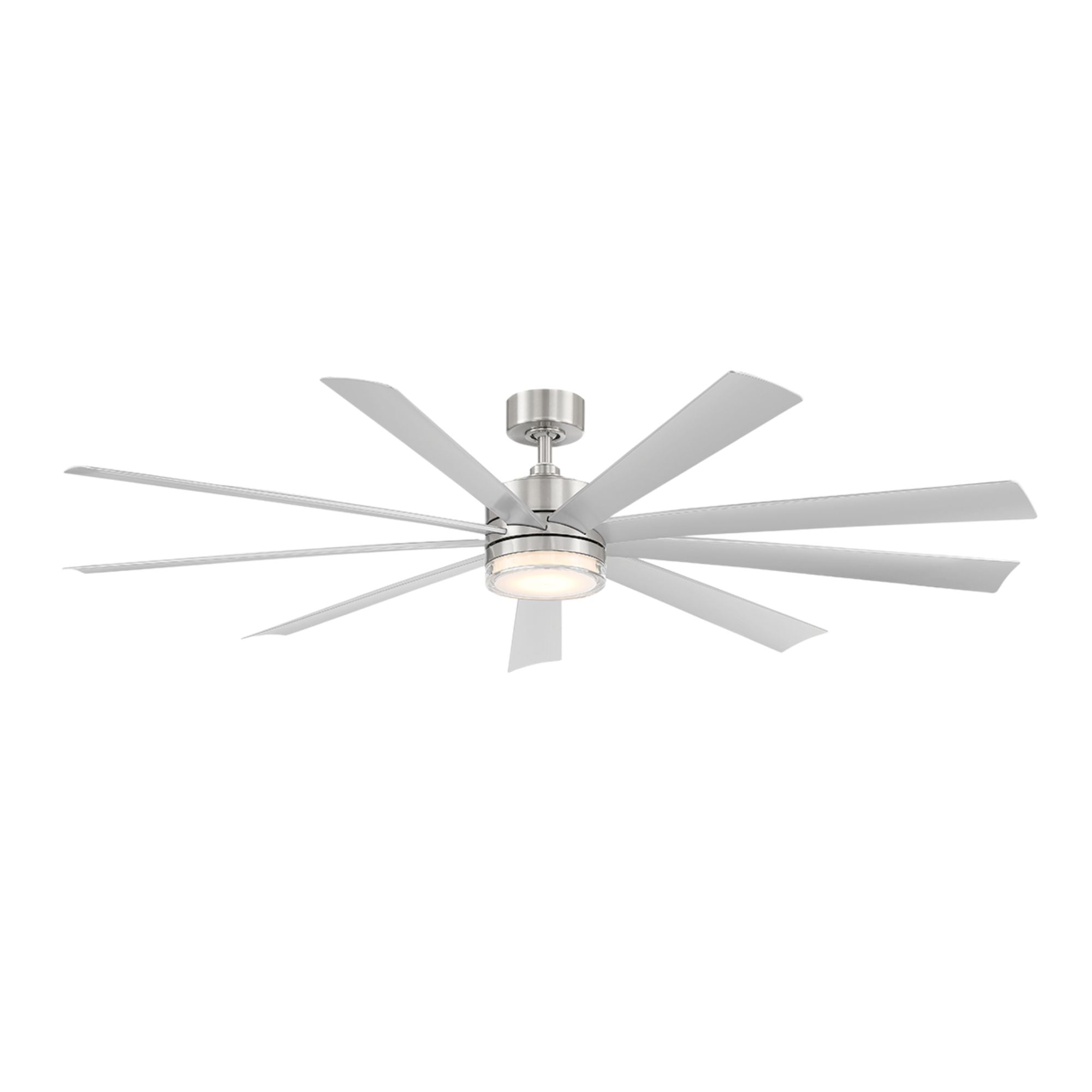 Wynd XL 72" Stainless Steel Windmill LED Smart Ceiling Fan