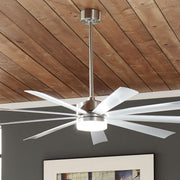 Modern Forms - Wynd XL 72" Stainless Steel Windmill LED Smart Ceiling Fan | Bees Lighting