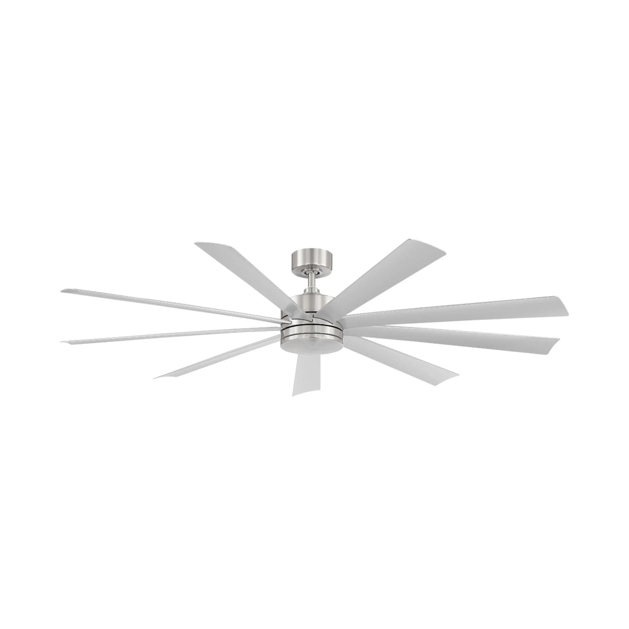 Wynd XL 72" Stainless Steel Windmill LED Smart Ceiling Fan