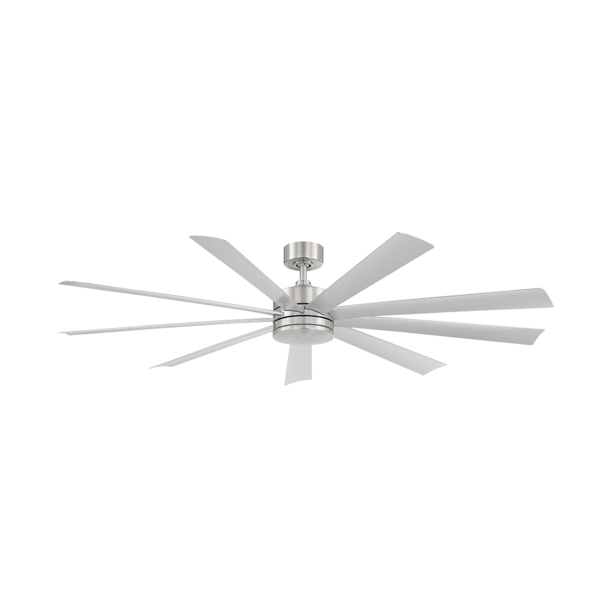 Wynd XL 72" Stainless Steel Windmill LED Smart Ceiling Fan