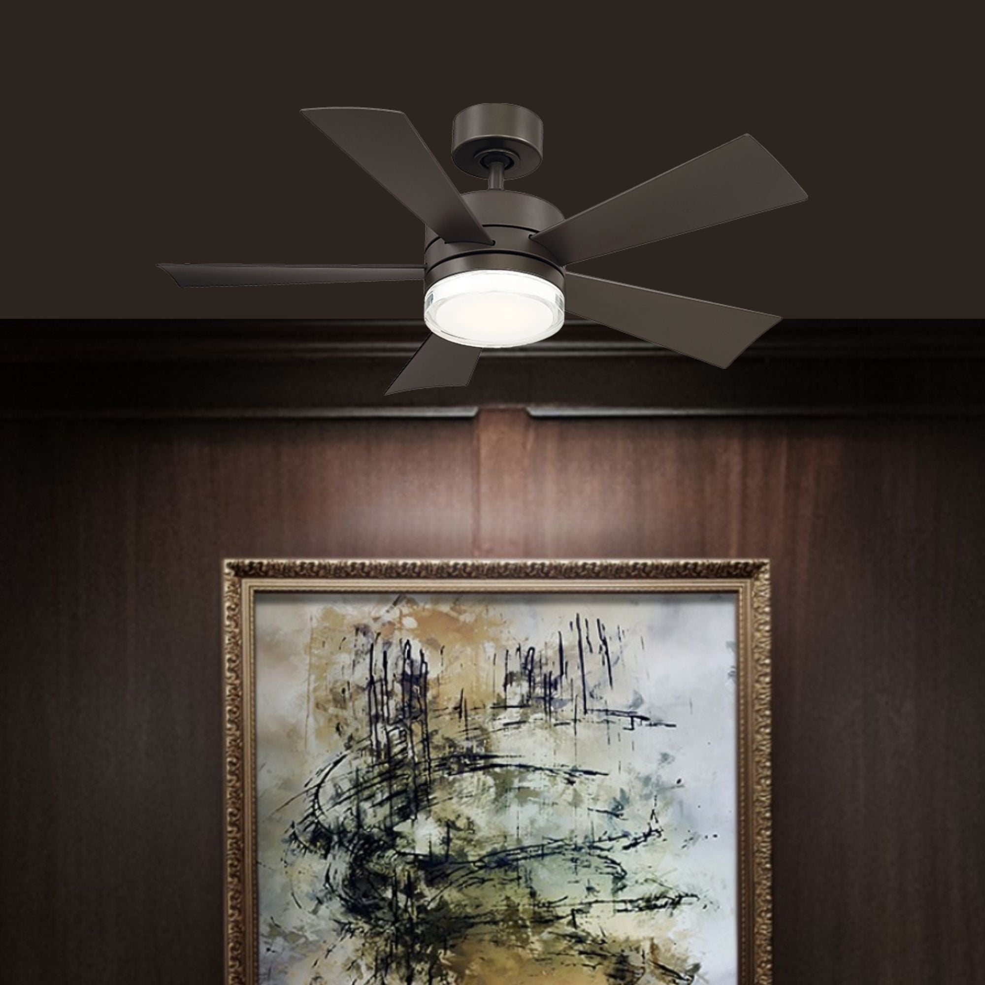 Wynd 42" Bronze Wet Rated LED Smart Ceiling Fan