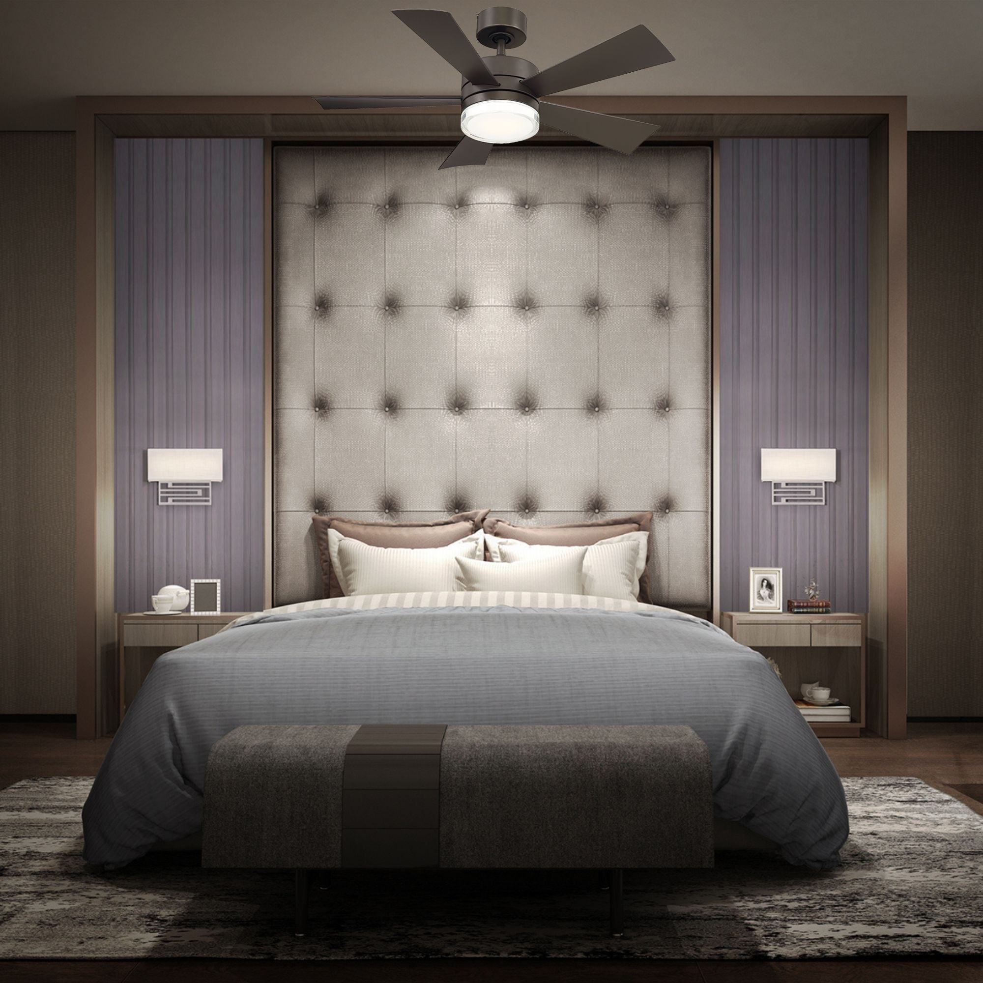 Wynd 42" Bronze Wet Rated LED Smart Ceiling Fan