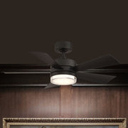 Modern Forms - Wynd 42" Matte Black Wet Rated LED Smart Ceiling Fan | Bees Lighting