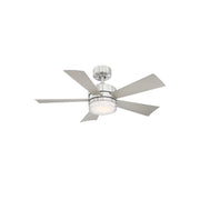 Wynd 42" Stainless Steel Wet Rated LED Smart Ceiling Fan