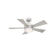 Wynd 42" Stainless Steel Wet Rated LED Smart Ceiling Fan