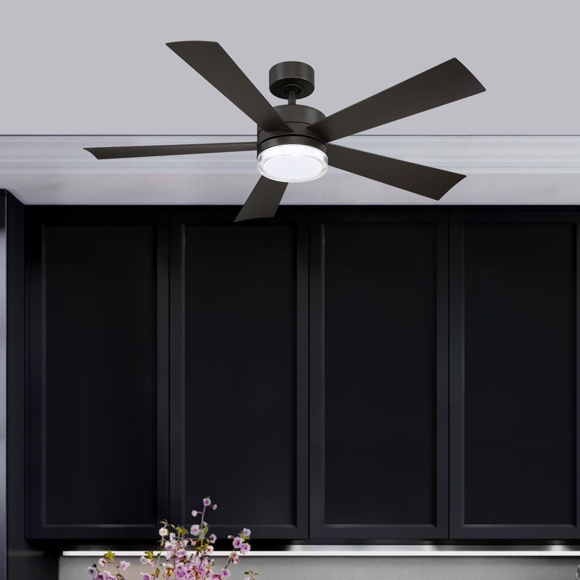 Wynd 52" Bronze Wet Rated LED Smart Ceiling Fan