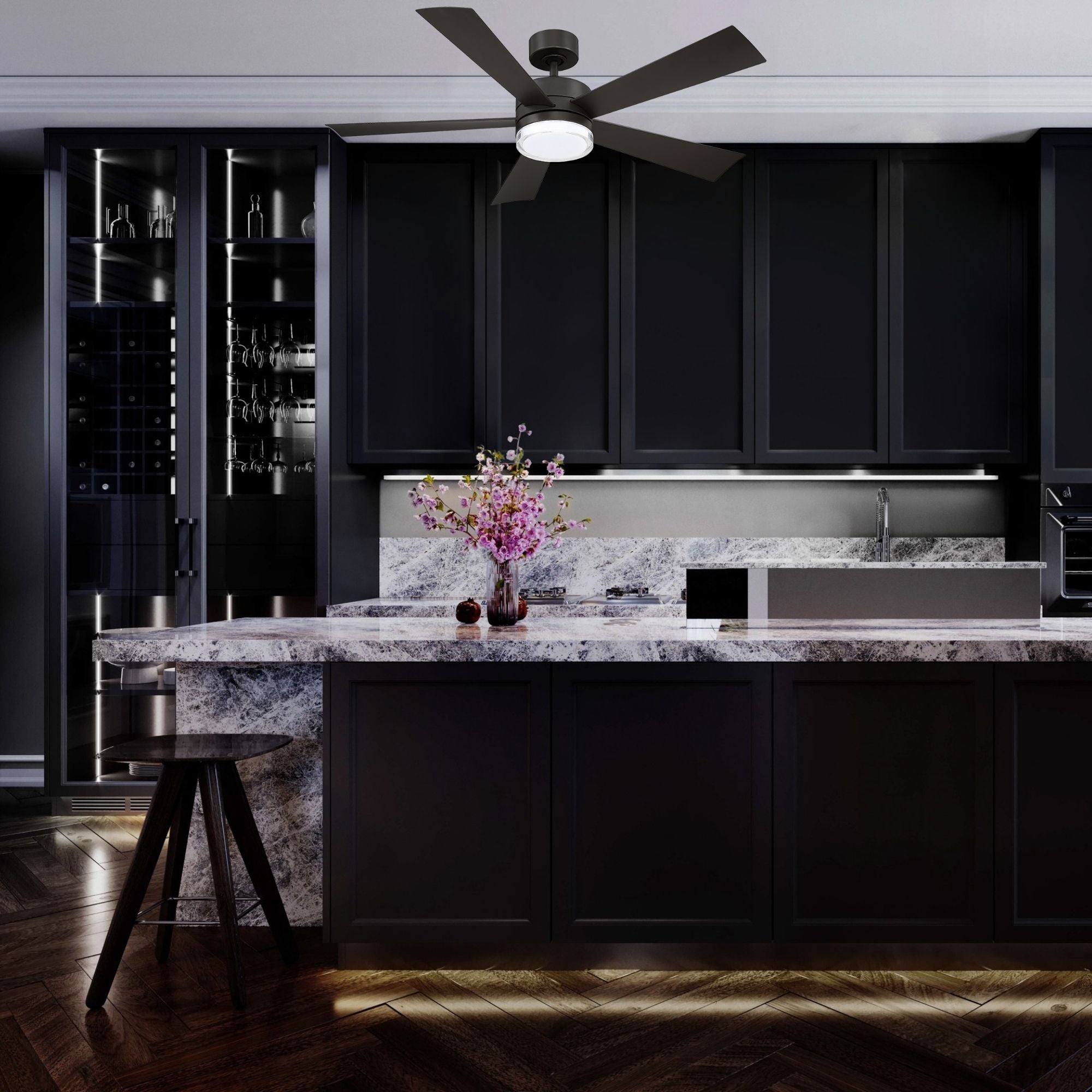 Wynd 52" Bronze Wet Rated LED Smart Ceiling Fan