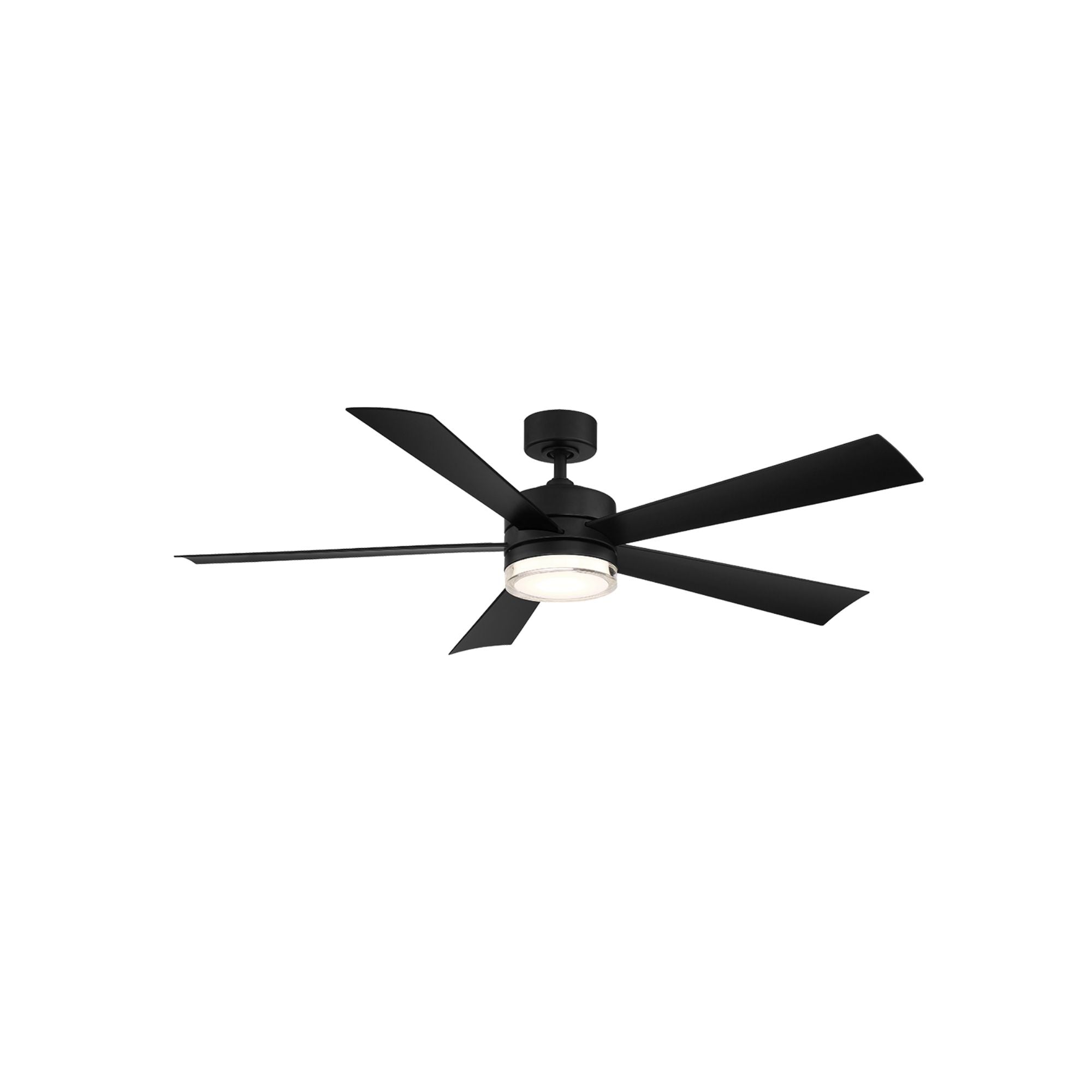 Wynd 52" Matte Black Wet Rated LED Smart Ceiling Fan