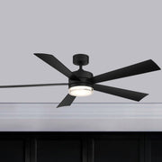 Modern Forms - Wynd 52" Matte Black Wet Rated LED Smart Ceiling Fan | Bees Lighting