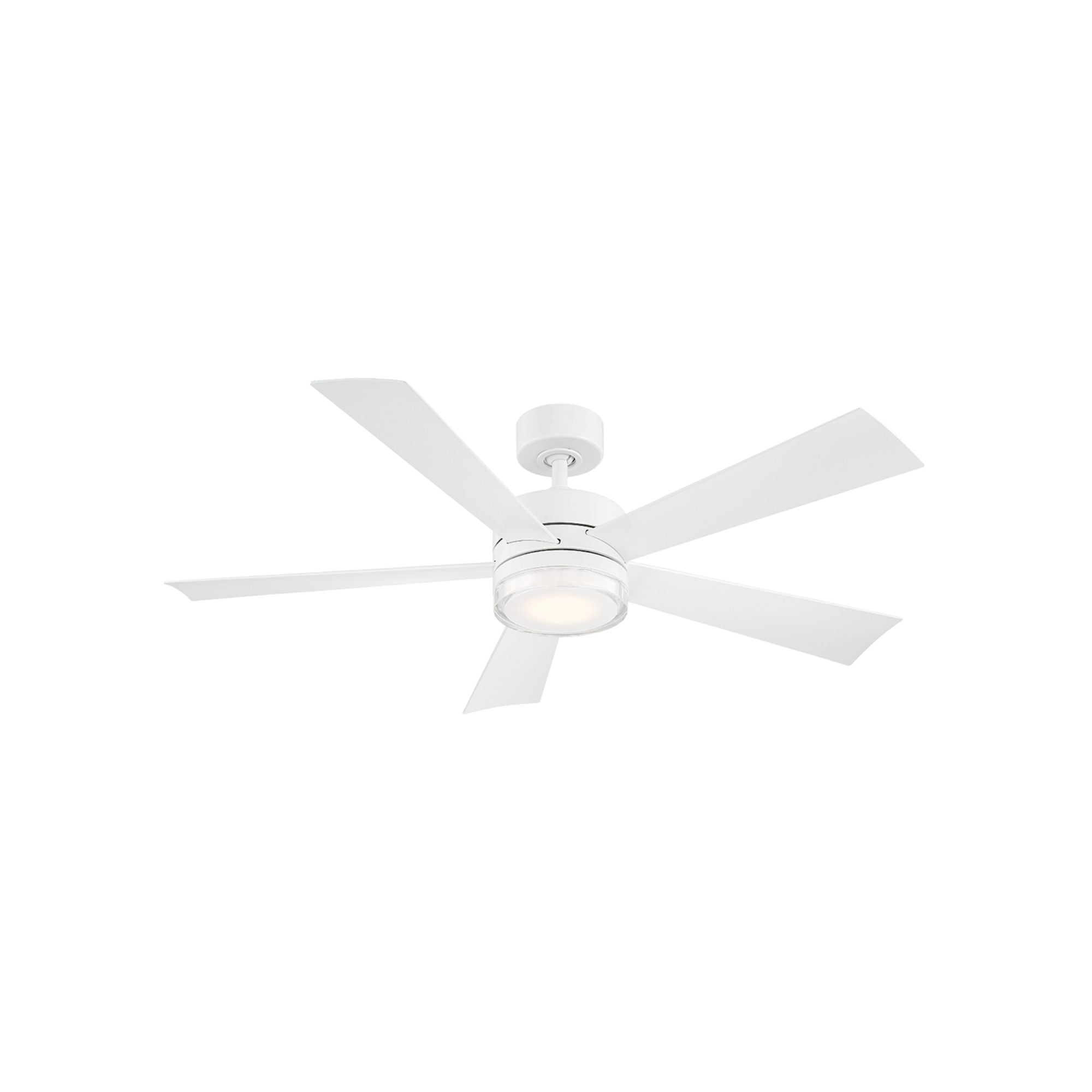 Wynd 52" Matte White Wet Rated LED Smart Ceiling Fan
