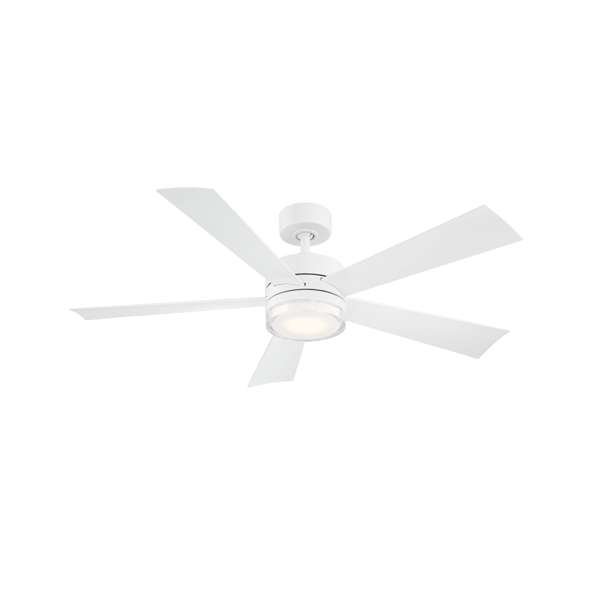 Wynd 52" Matte White Wet Rated LED Smart Ceiling Fan