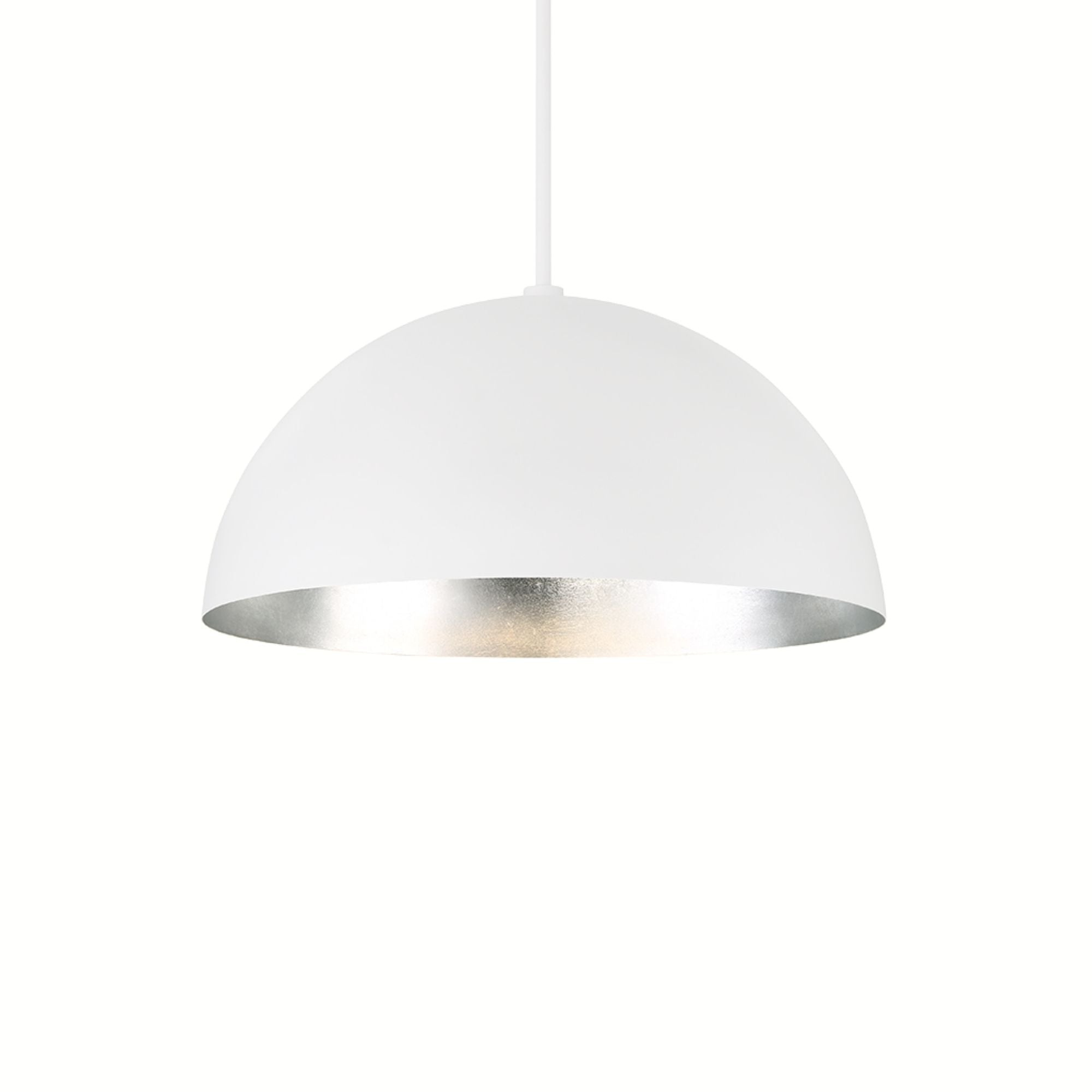 Yolo 24 in. LED Pendant Light Silver Finish
