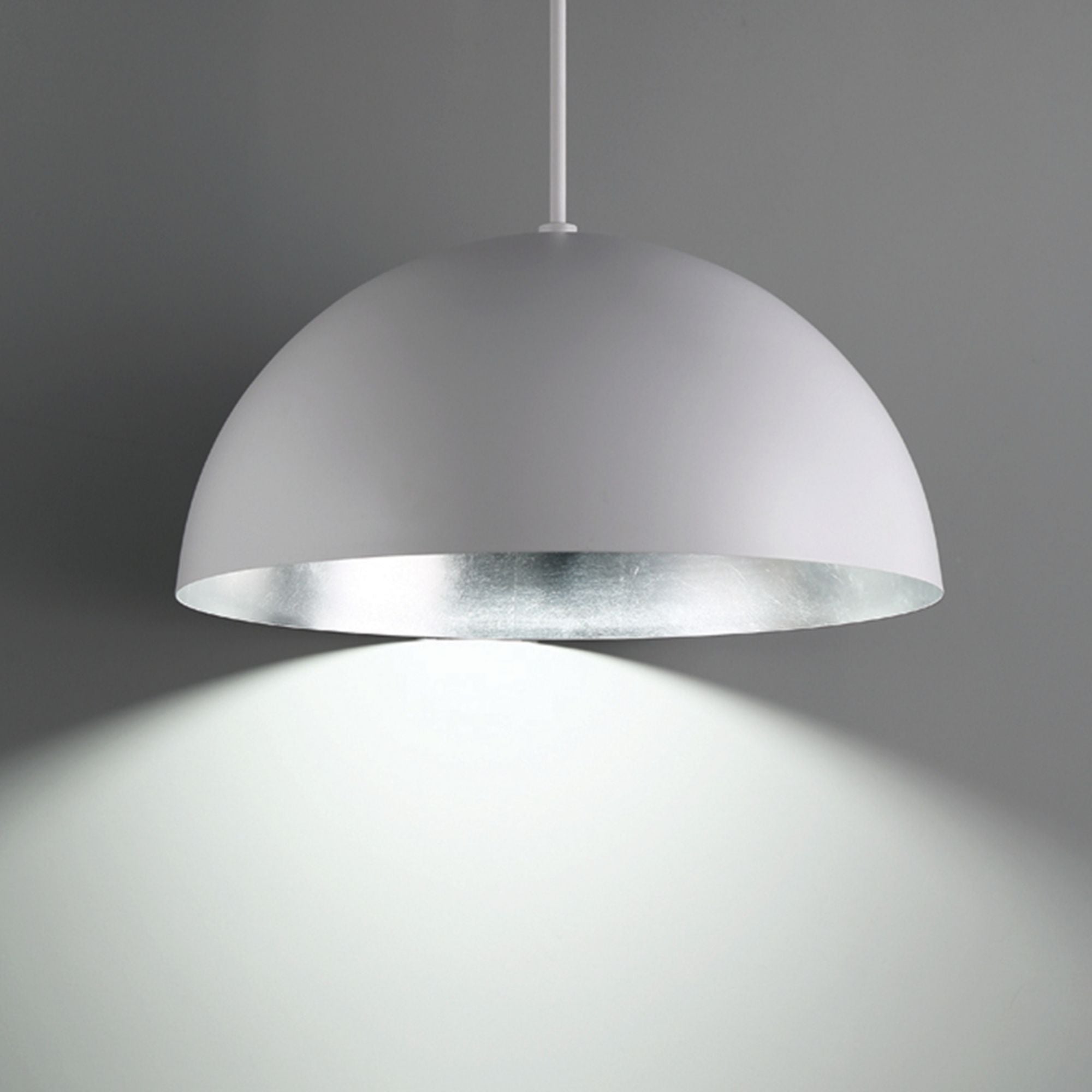 Yolo 24 in. LED Pendant Light Silver Finish