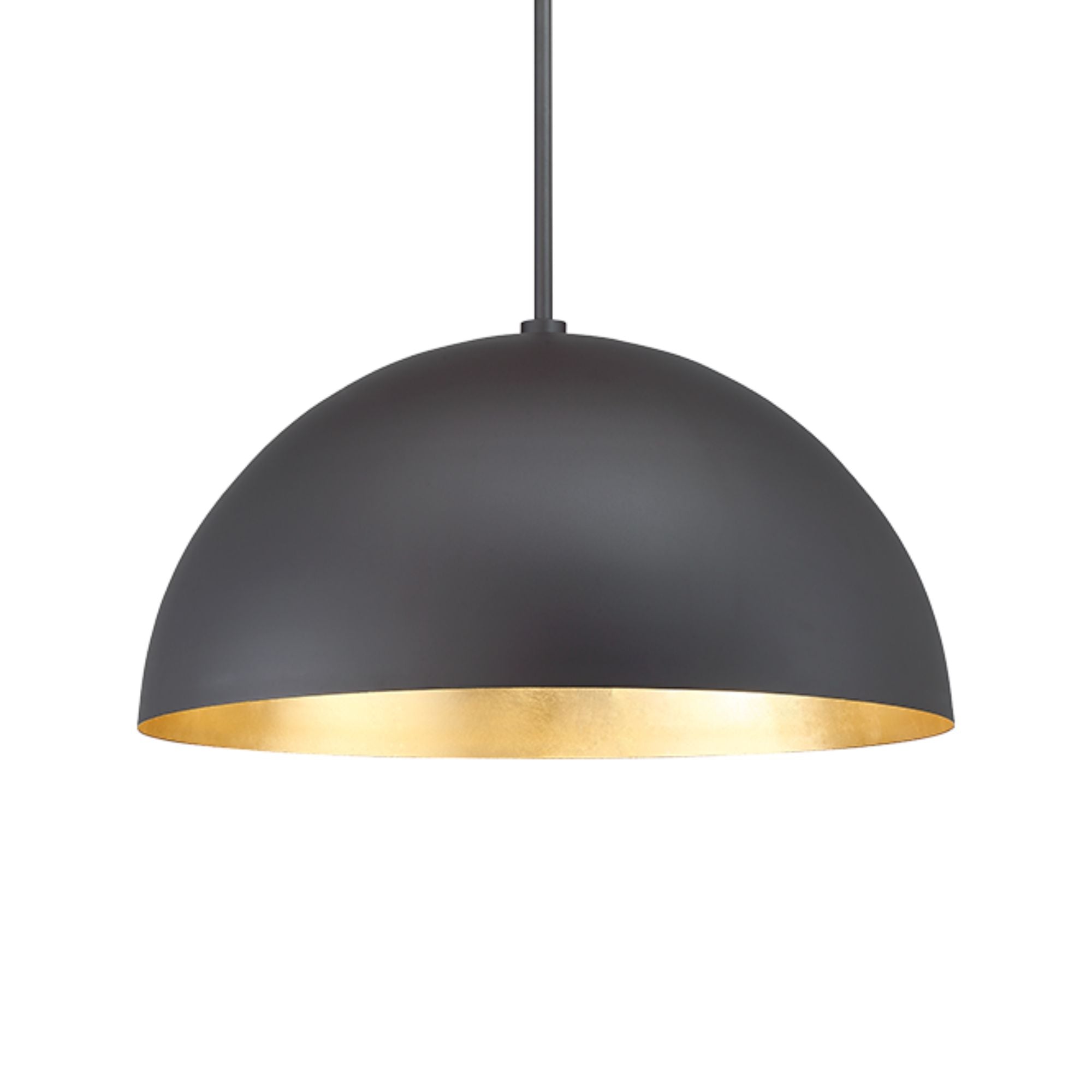 Yolo 20" LED Pendant, Gold Leaf/Dark Bronze Finish - Bees Lighting
