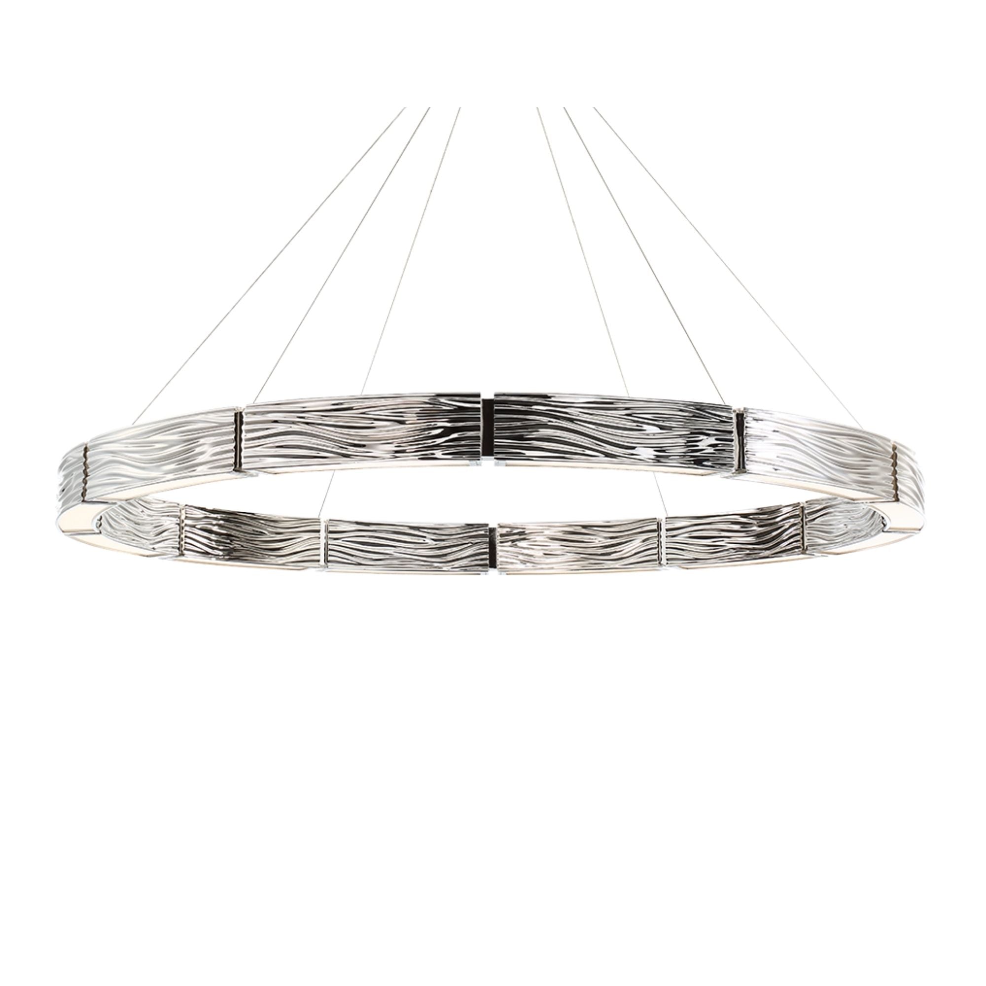 Zelda 48 in. LED Pendant Light Nickel Finish