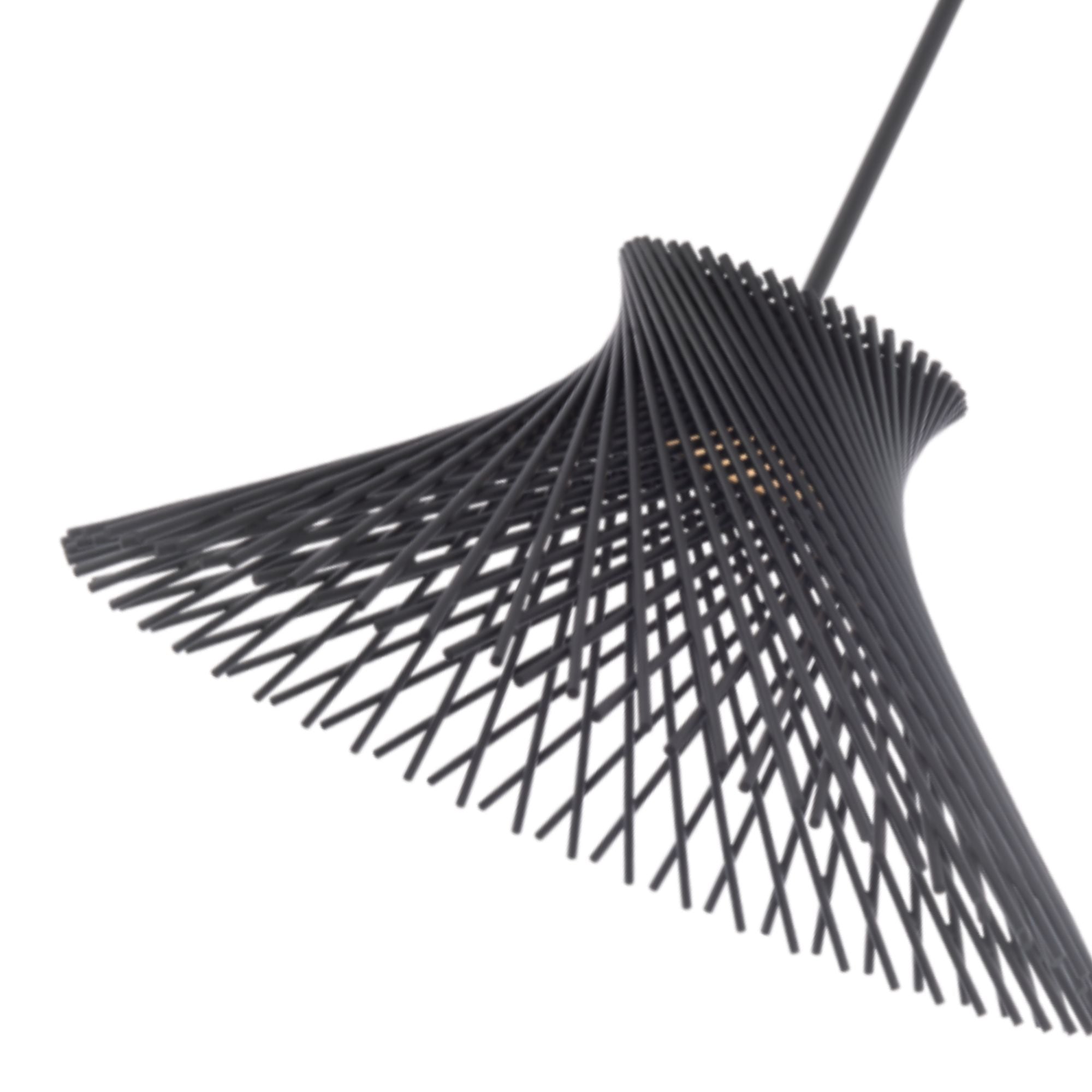 Zenya 23" LED Chandelier, Black Finish