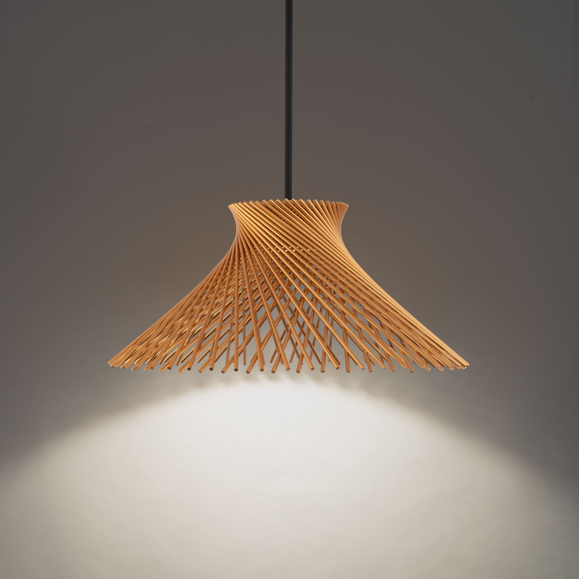 Zenya 23" LED Chandelier, Gold Finish
