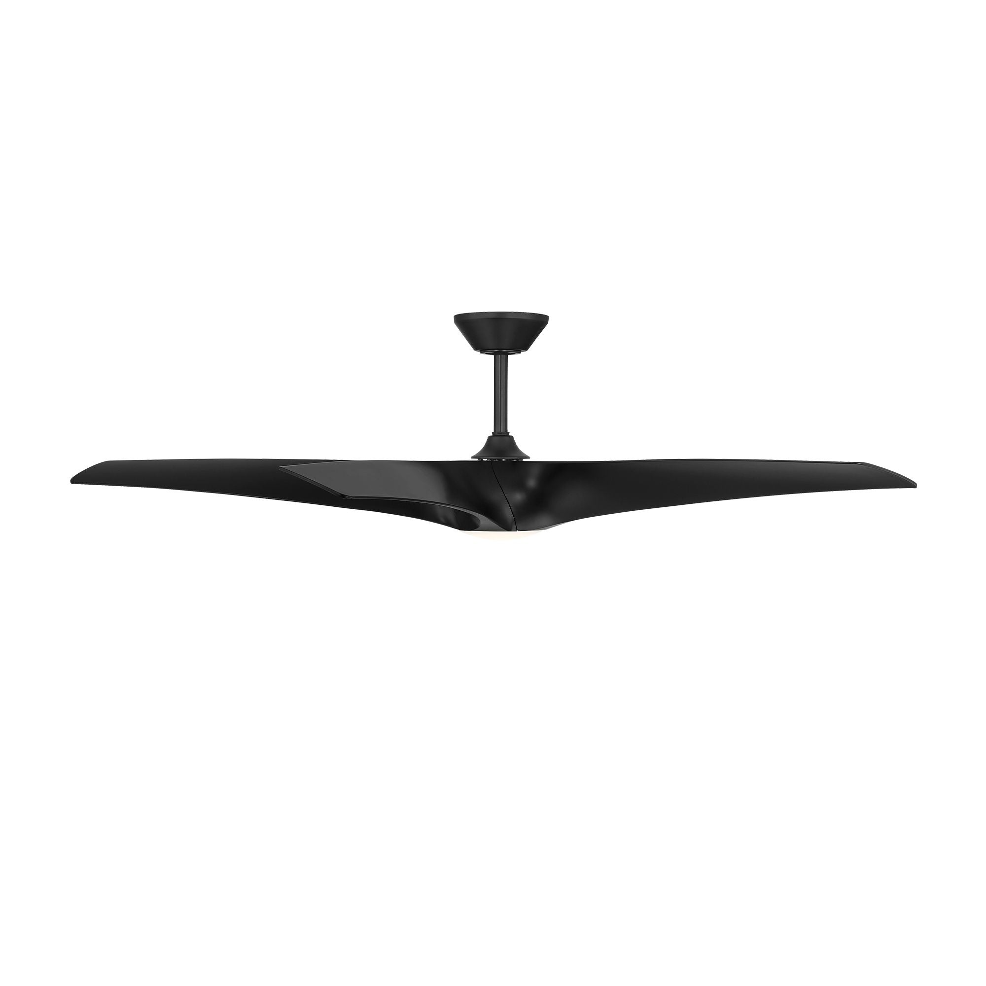 Zephyr 62" 5-Blade Outdoor LED Smart Ceiling Fan, Matte Black