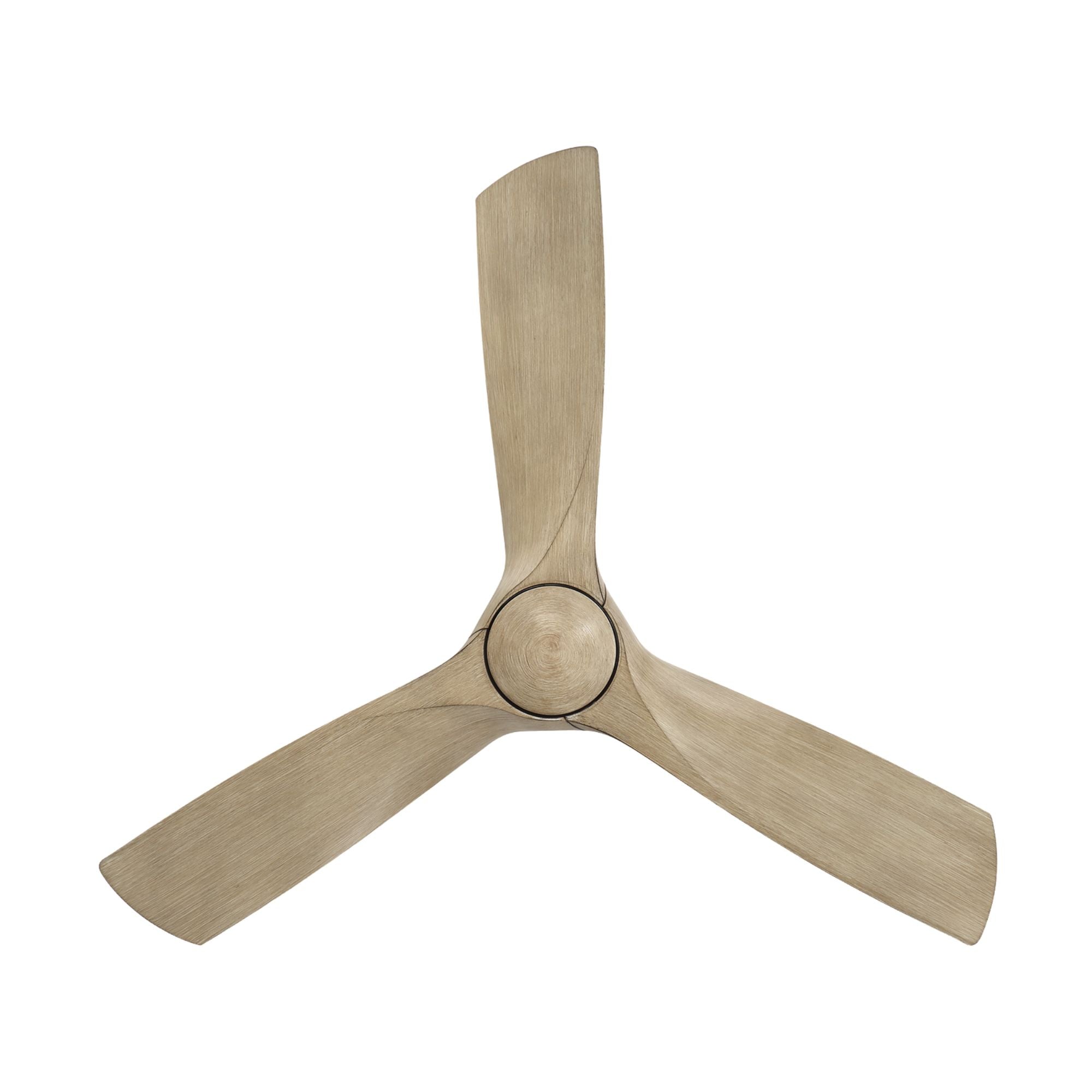 Zephyr 52" Outdoor LED Smart Ceiling Fan, Bronze with White Oak Blades