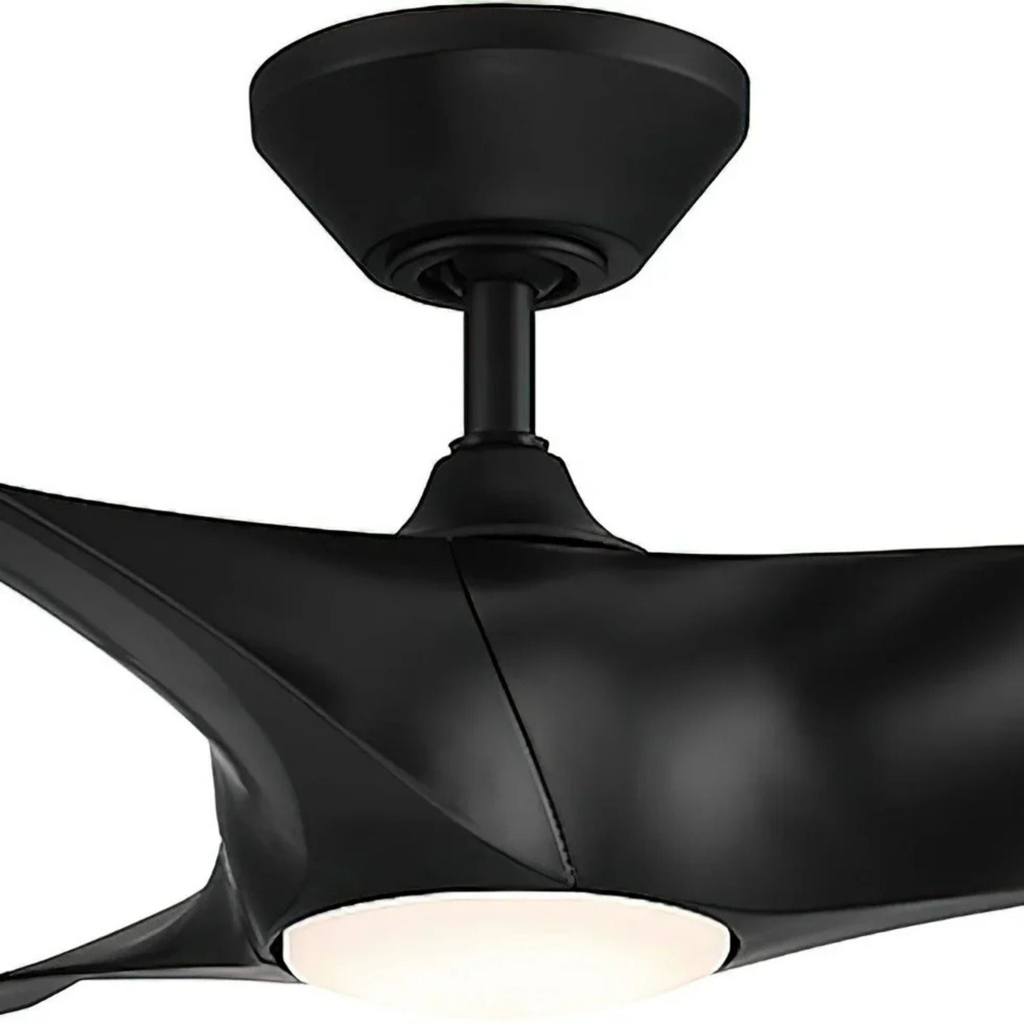 Zephyr 52" Outdoor LED Smart Ceiling Fan, Matte Black